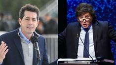 Wado de Pedro / Javier Milei Wado de Pedro / Javier Milei