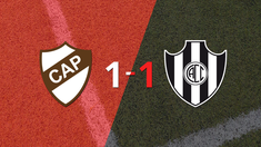 platense no pudo en casa ante central cordoba (se) y empataron 1-1