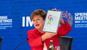 La titular del FMI, Kristalina Georgievam se reunirá con MIlei en Italia en el G7.