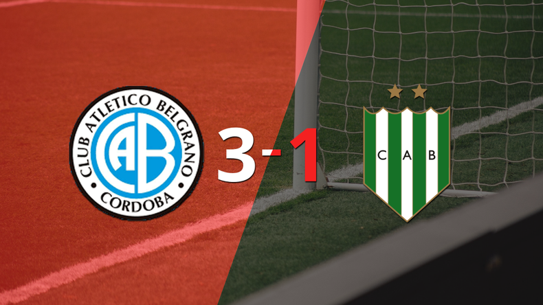 Pablo Vegetti ayudó con doblete a Belgrano en victoria frente a Banfield
