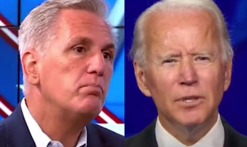 El líder republicano dio el primer paso para un impeachment contra Biden