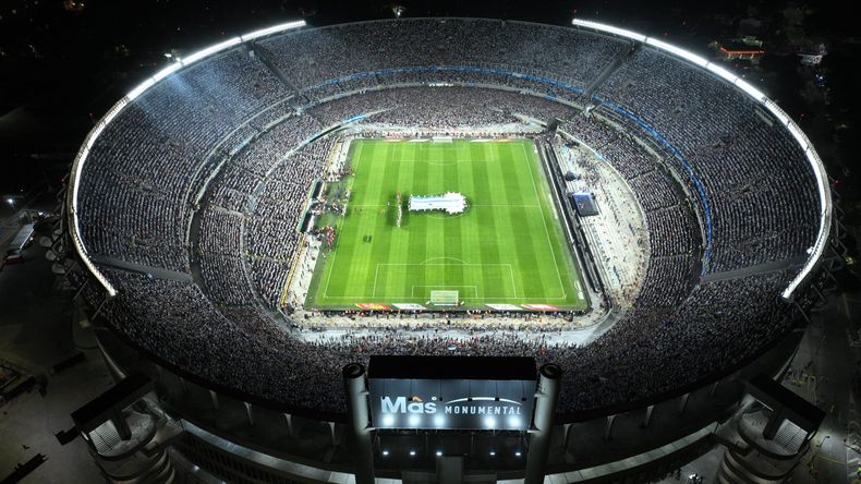 El Monumental en un partido de la Selección Argentina. El Monumental en un partido de la Selección Argentina.