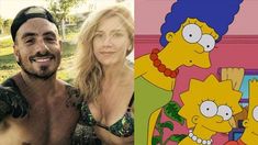 Fede Bal y Laurita Fernández sumaron a Los Simpson al histeriqueo Fede Bal y Laurita Fernández sumaron a Los Simpson al histeriqueo