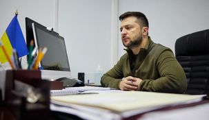 Volodimir Zelenski, presidente de Ucrania.