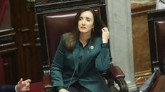 Victoria Villarruel aplicó la motosierra en la Cámara alta.&nbsp;