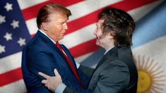 Milei felicitó a Trump en sus redes sociales.