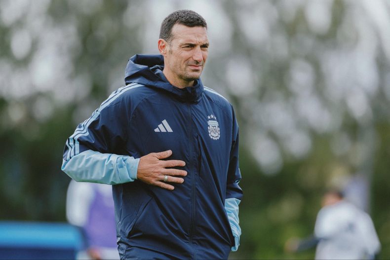 Lionel Scaloni está en Pujato por el velatorio de su madre.&nbsp;