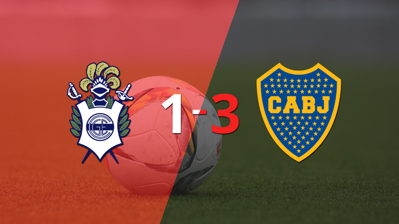 Gimnasia no pudo resistir el juego de Boca Juniors, que logró imponerse por 3 a 1