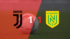 juventus empato con nantes y todo se define a la vuelta
