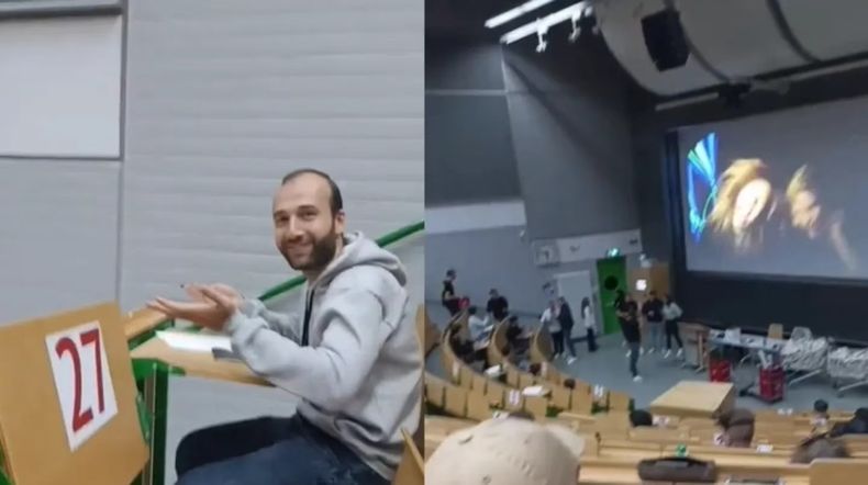 El argentino que fue a rendir un parcial en Alemania se sorprendió al ver que había cerveza y música electrónica.