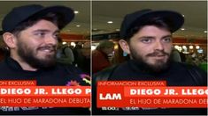 Diego Jr. llegó al país para sumarse al Bailando 2016  y habló de Maradona: Lo nombraré con otro nombre Diego Jr. llegó al país para sumarse al Bailando 2016  y habló de Maradona: Lo nombraré con otro nombre