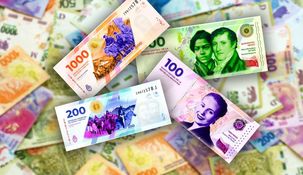 Alberto Fernández presentó los nuevos cuatro billetes.