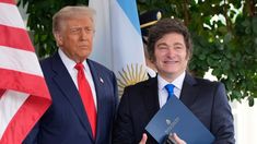 Javier Milei junto a Donald Trump. Javier Milei junto a Donald Trump.