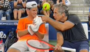 La sorpresiva visita de Ben Stiller a Diego Schwartzman La sorpresiva visita de Ben Stiller a Diego Schwartzman