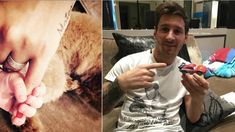 Lionel Messi festejó los cinco meses de Mateo e ironizó con la compra de la Ferrari Lionel Messi festejó los cinco meses de Mateo e ironizó con la compra de la Ferrari