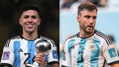 Enzo Fernández y Tagliafico, los primeros campeones en llegar al país Enzo Fernández y Tagliafico, los primeros campeones en llegar al país