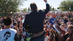 Massa brindó un discurso en Río Negro.