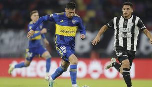 Merentiel metió un doblete para el triunfo parcial de Boca.
