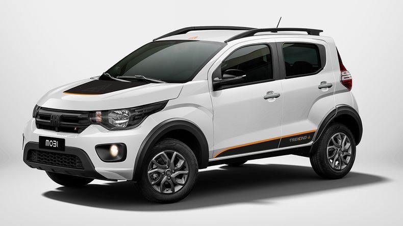El Fiat Mobi llega importado de Brasil.