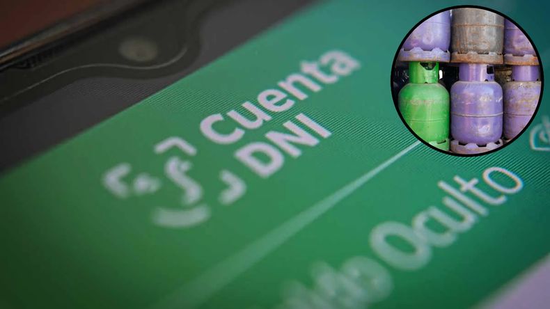 Con la Cuenta DNI podés comprar la garrafa de gas con 40% de descuento y con un tope de $3.600.