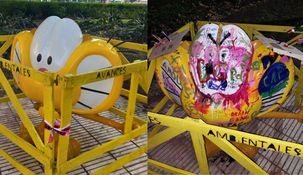 La estatua de Gaturro fue destruida por segunda vez.