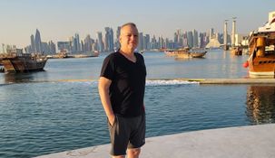 El periodista Leandro Rud está en Qatar y vive su experiencia en medio del Mundial.