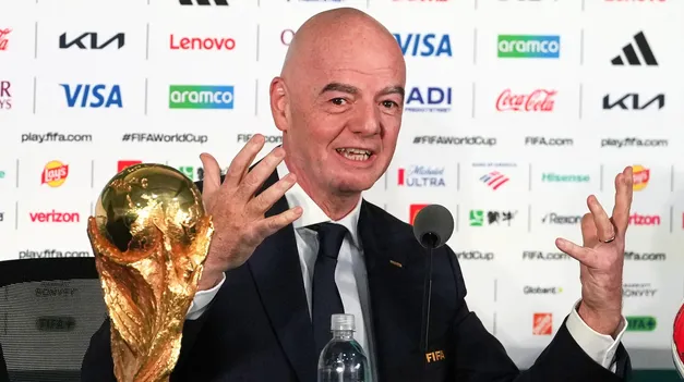Gianni Infantino, presidente de la FIFA.