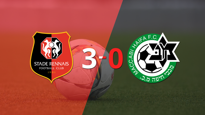 Stade Rennes fue imparable y goleó 3 a 0