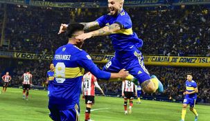 Benedetto, la gran figura de Boca frente a Barracas Central.
