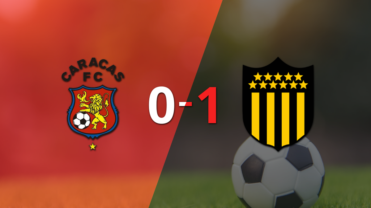 Peñarol se quedó con la victoria 1-0 ante Caracas en el estadio el Coloso  de Los Chaguaramos