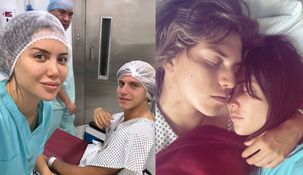 Wanda Nara alarmó a todos con sus selfies junto a Valentino López en una clínica. Wanda Nara alarmó a todos con sus selfies junto a Valentino López en una clínica.