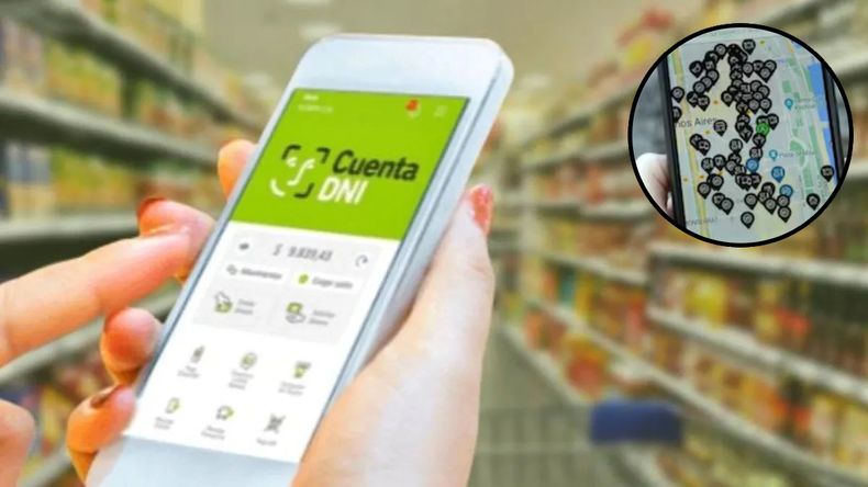 Los pasos para ver tus comercios cercanos que tienen descuento con Cuenta DNI.