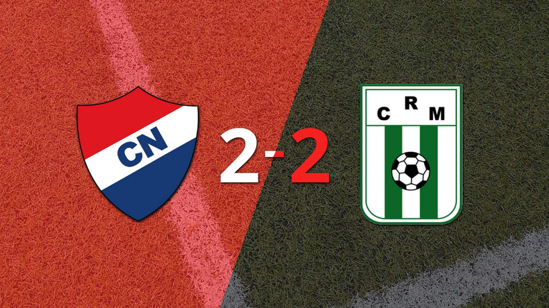 Racing (U) sacó un punto luego de empatar a 2 goles con Nacional (P)
