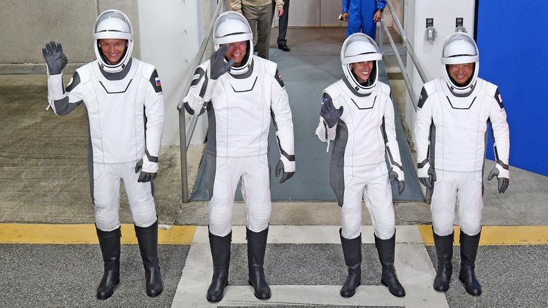 La NASA y SpaceX enviaron a cuatro astronautas a la Estación Espacial Internacional&nbsp;