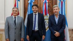 Pullaro, LLaryora y Frigerio.&nbsp;