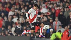 Acuña tuvo su presentación con la camiseta de River. Acuña tuvo su presentación con la camiseta de River.