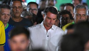 Flávio Bolsonaro y la desazón tras la sorpresiva derrota en las urnas de Brasil.&nbsp;