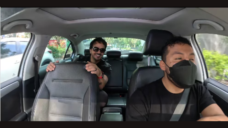 El momento que se hizo viral en las redes: La sorpresa de un chofer