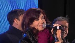 Cristina Kirchner en Santa Cruz.