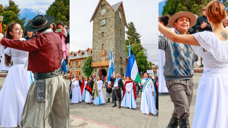 Día de la Tradición en Bariloche con un desfile por calle Mitre.