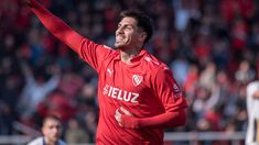 Lomónaco, reciente incorporación del Rojo, metió su segundo gol consecutivo. Lomónaco, reciente incorporación del Rojo, metió su segundo gol consecutivo.