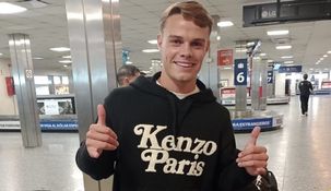 Ignacio Miramón llegó a la Argentina para sumarse a Boca.