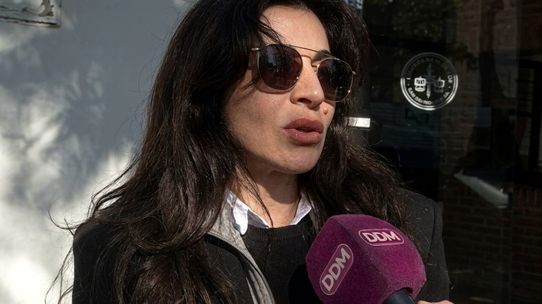 Gianinna Maradona a corazón abierto en un cuarto intermedio del juicio por la muerte de su padre.&nbsp;