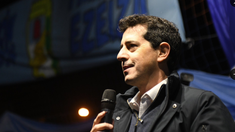 El ministro del Interior entregó vehículos, equipamientos y equipos de seguridad en Ezeiza.