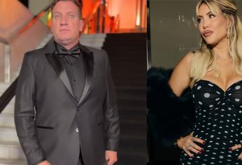 El exfutbolista y la mediática se juntaron para la foto de los personajes del año. El exfutbolista y la mediática se juntaron para la foto de los personajes del año.