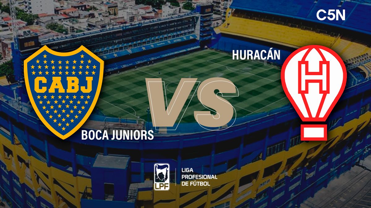 Boca y Huracán igualan en La Bombonera por los octavos de final del Torneo Apertura