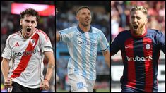 Colidio (River), Martínez (Racing) y Muniain (San Lorenzo). Colidio (River), Martínez (Racing) y Muniain (San Lorenzo).