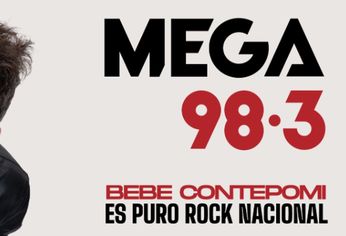 Bebe Contepomi,, una de las figuras que protagonizan la nueva campaña de Mega 98.3.