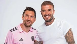 Las dos máximas figuras del Inter Miami recibieron al fanático con calidez y sonrisas.