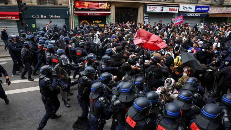 Nueva jornada de protestas en Francia en rechazo a los ajustes del Gobierno: al menos 250 detenidos